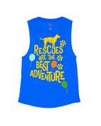 Royal Blue Flowy Tank