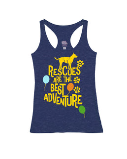 Heather Navy Racerback / M