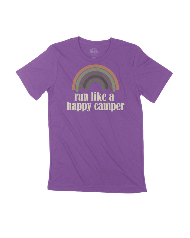 Retro Rainbow Run Like a Happy Camper
