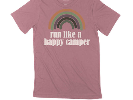 Retro Rainbow Run Like a Happy Camper