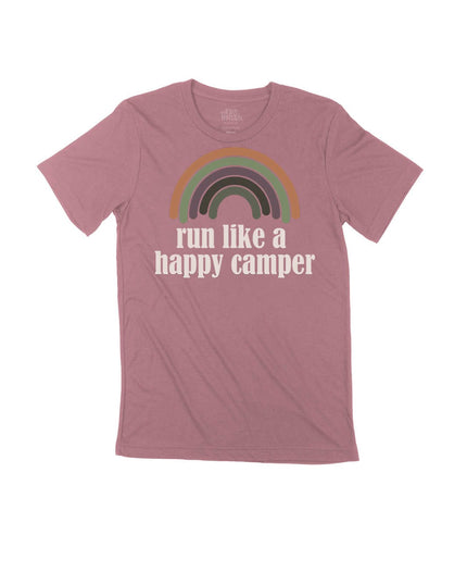 Retro Rainbow Run Like a Happy Camper
