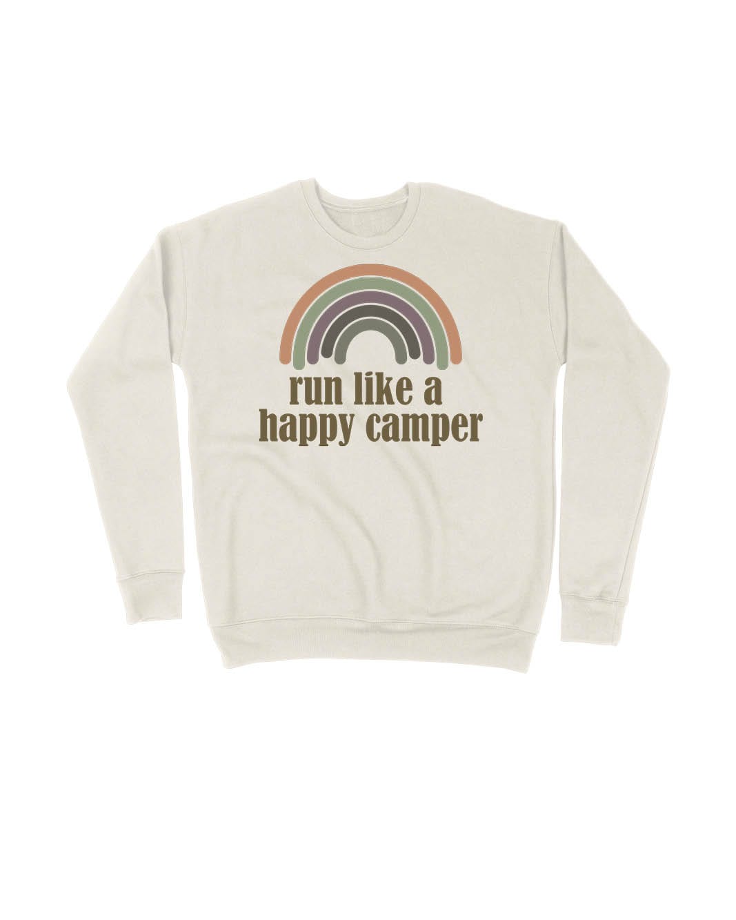 Retro Rainbow Run Like a Happy Camper
