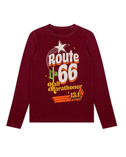 Maroon Heather Long Sleeve / XS