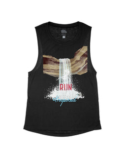 Black Flowy Tank / XS