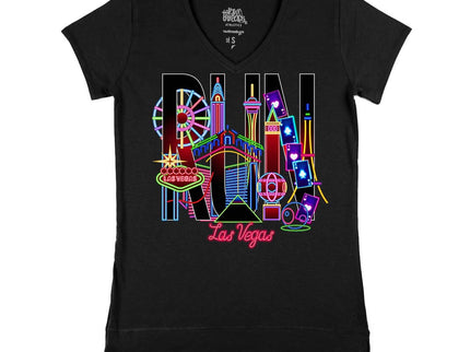 Run Las Vegas Skyline Neon Lights