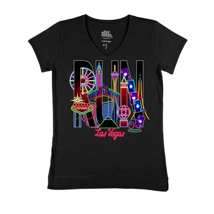 Run Las Vegas Skyline Neon Lights