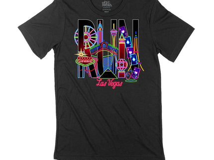 Run Las Vegas Skyline Neon Lights