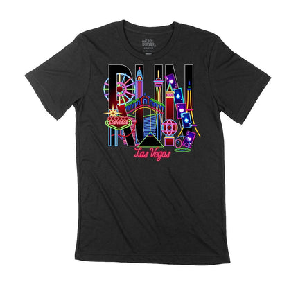 Run Las Vegas Skyline Neon Lights