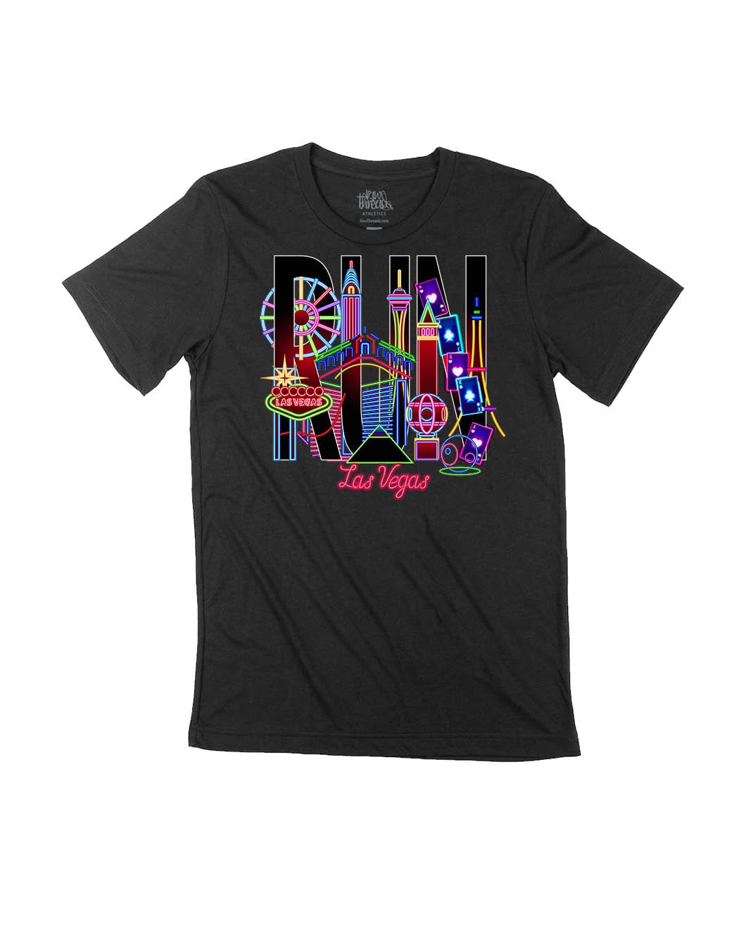 Run Las Vegas Skyline Neon Lights