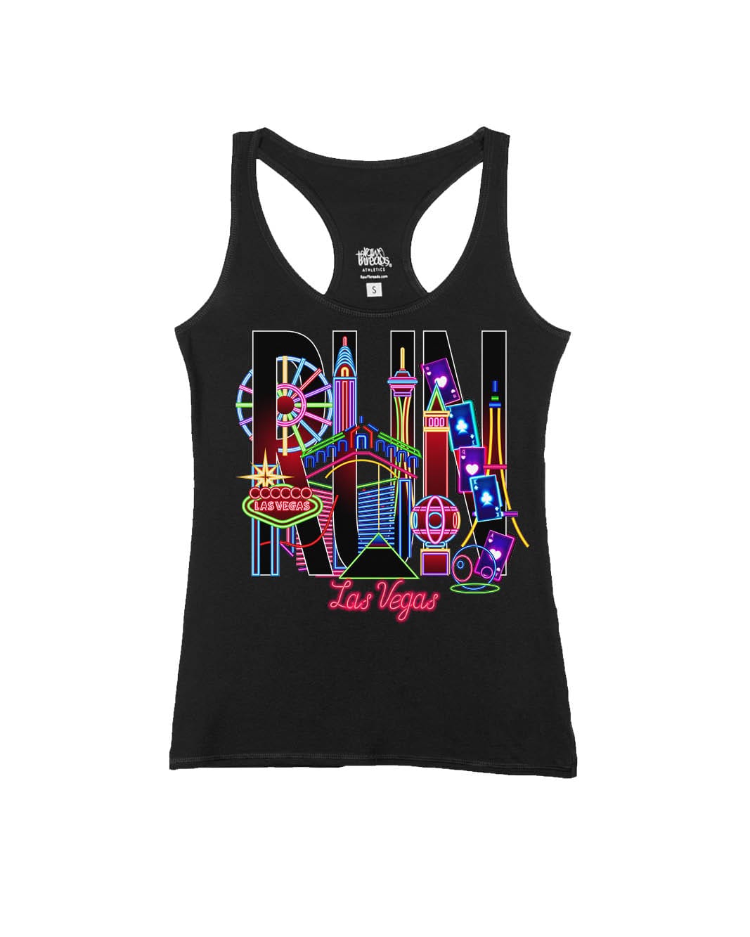 Run Las Vegas Skyline Neon Lights