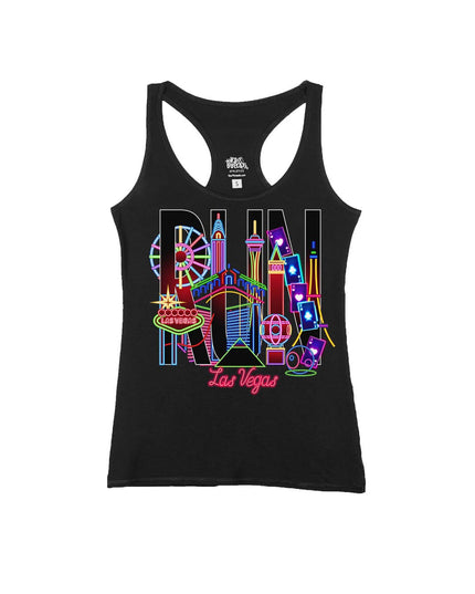 Run Las Vegas Skyline Neon Lights