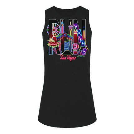 Run Las Vegas Skyline Neon Lights