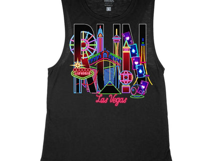 Run Las Vegas Skyline Neon Lights