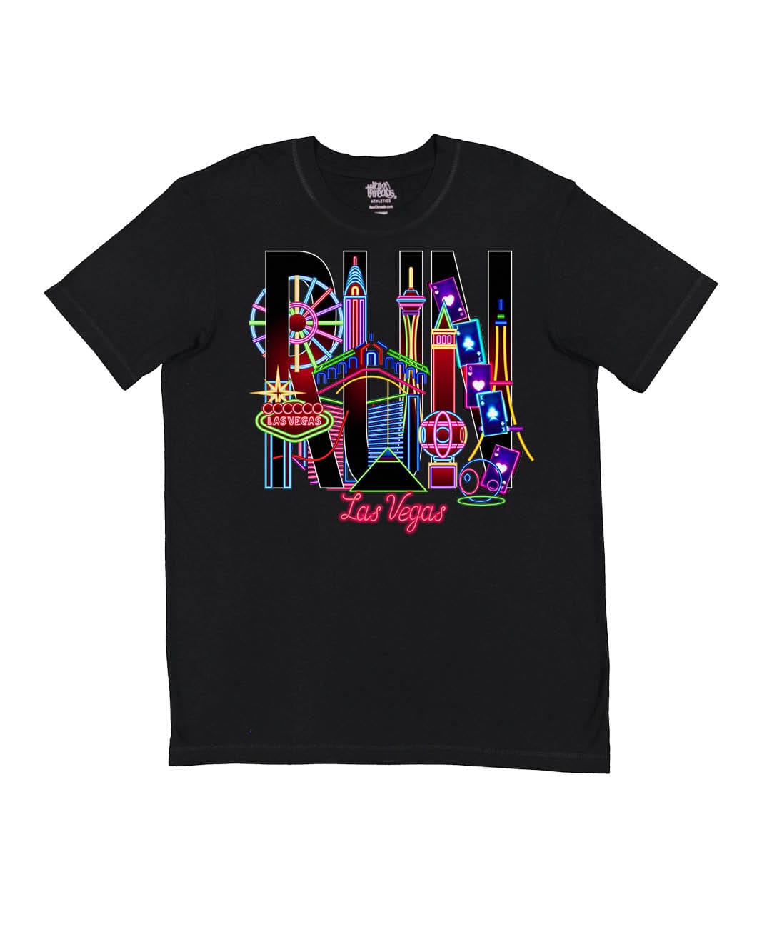 Run Las Vegas Skyline Neon Lights