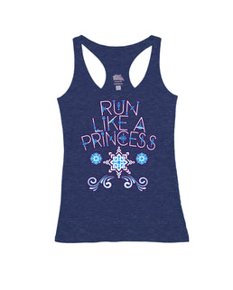 Heather Navy Racerback / M