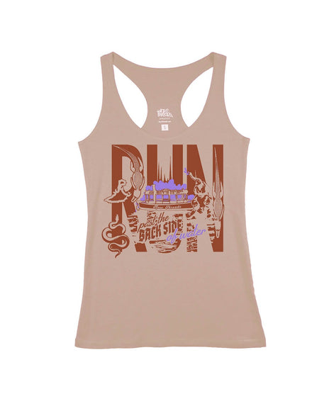 RUN past the back side of water