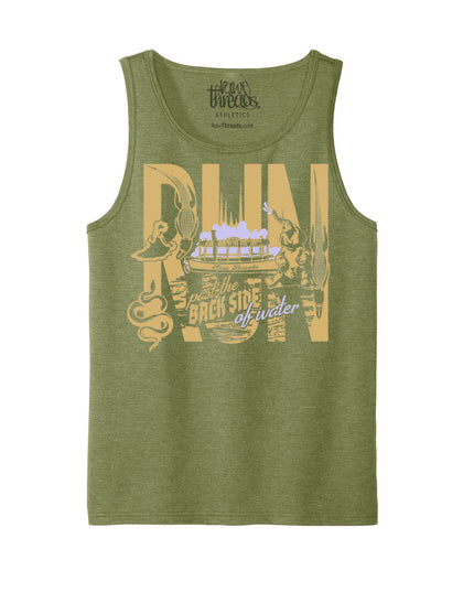 RUN past the back side of water