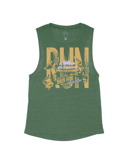 RUN past the back side of water