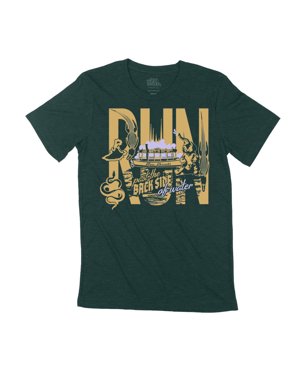 RUN past the back side of water