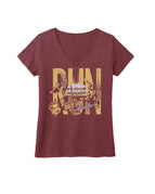 Maroon Heather Classic V