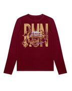 Maroon Heather Long Sleeve