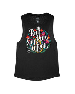 Black Flowy Tank / XS