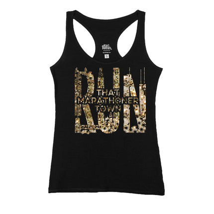 Run that Marathoner Town Chicago Skyline