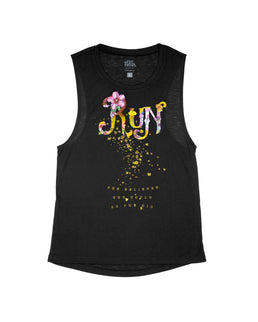 Black Flowy Tank / XS