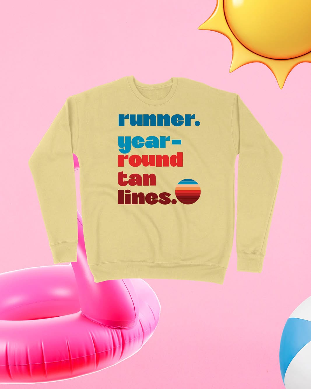 Runner. Year Round Tan Lines.