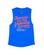 Royal Blue Flowy Tank