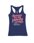 Heather Navy Racerback