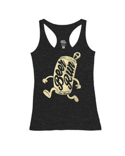 Black Heather Racerback / S