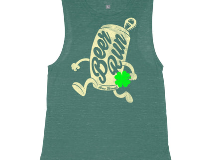 Running Beer Can with Shamrock