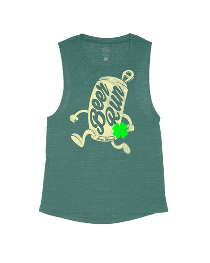 Running Beer Can with Shamrock