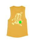 Golden Flowy Tank