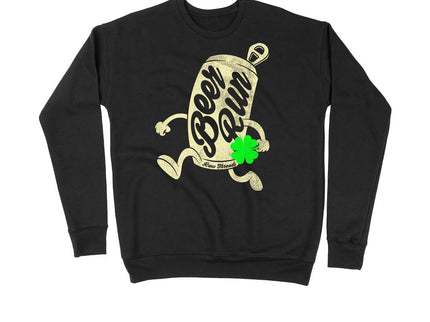 Running Beer Can with Shamrock