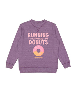 Plum Heather Pullover / S