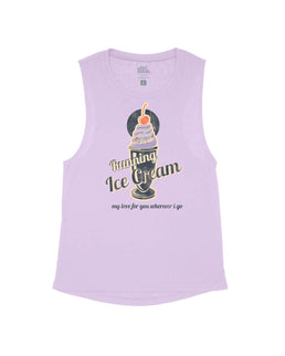 Lavender Flowy Tank / XS
