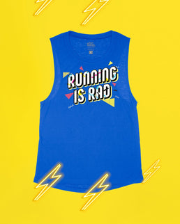 Royal Blue Flowy Tank / S