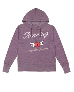 Plum Heather Hoodie / S