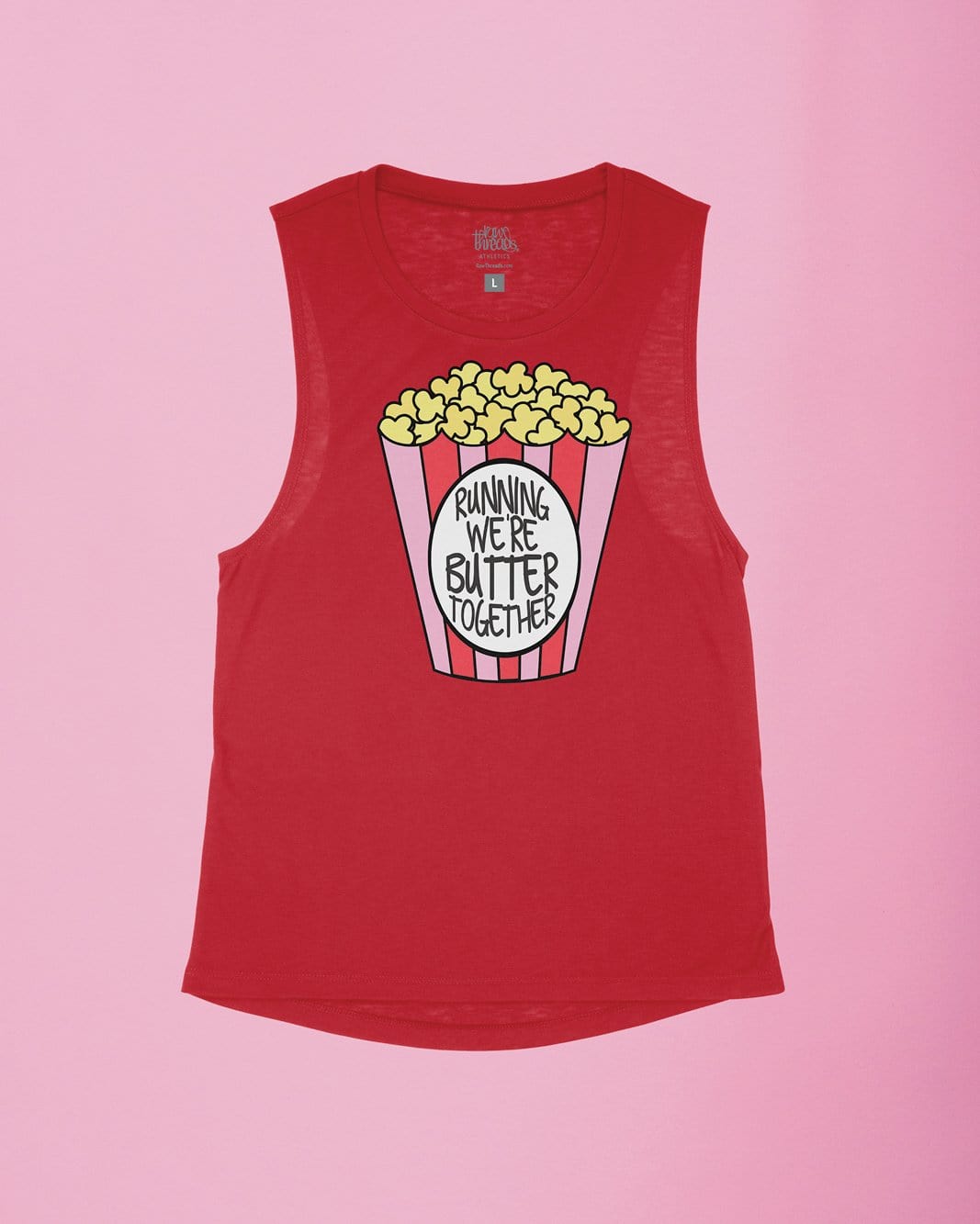 Running we're BUTTER together Popcorn