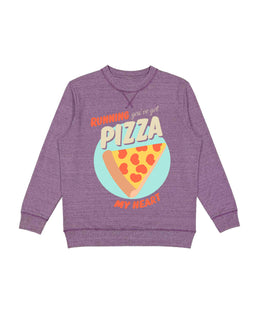 Plum Heather Pullover / S