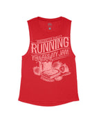 Red Heather Flowy Tank