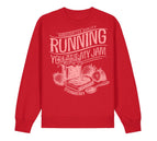 Red Rest Day Lux Fleece Sweater