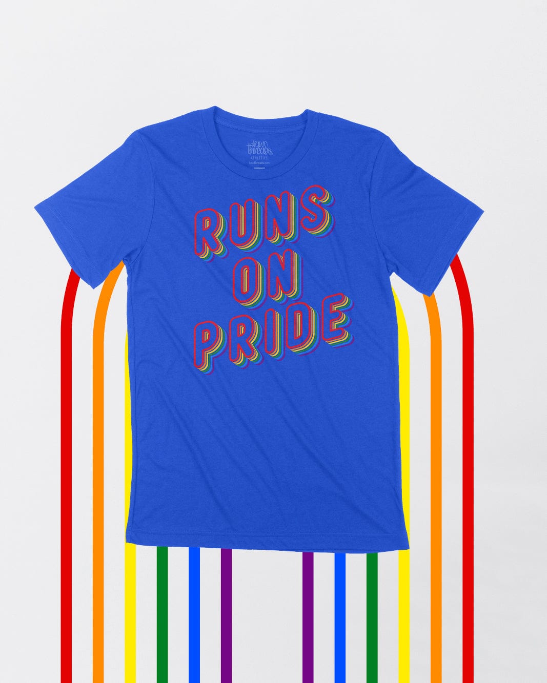 Runs on Pride Rainbow Back