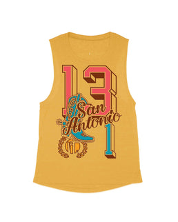 Golden Flowy Tank / XS
