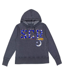 Heather Navy Hoodie / S