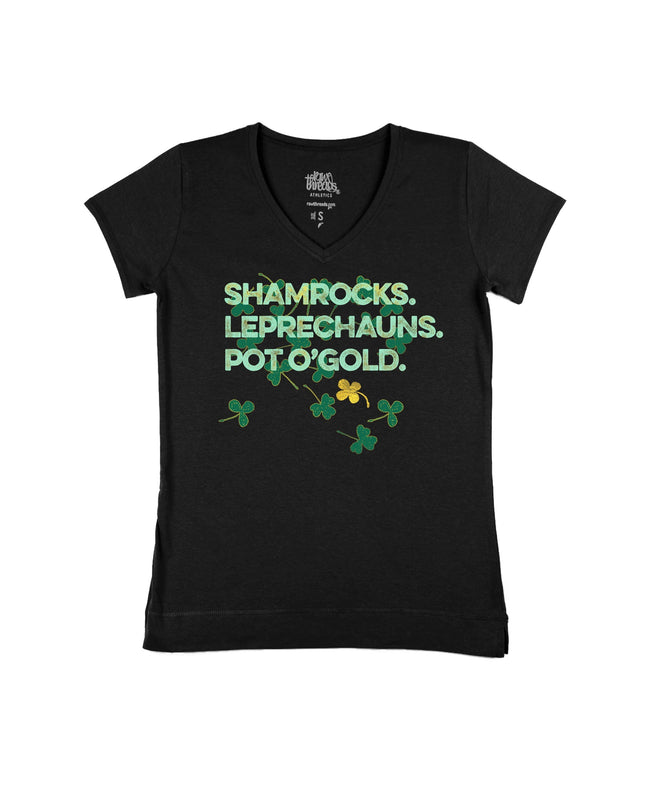 Shamrocks. Leprechauns. Pot O'Gold