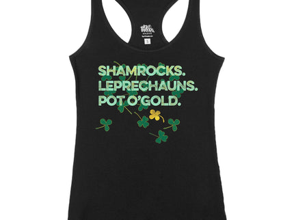Shamrocks. Leprechauns. Pot O'Gold