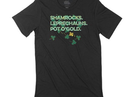 Shamrocks. Leprechauns. Pot O'Gold